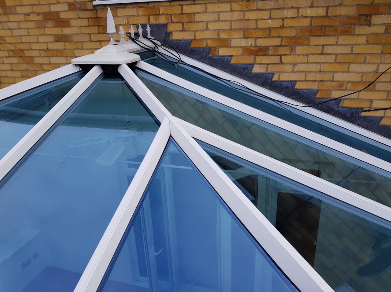 Lantern roof cleaned and restored